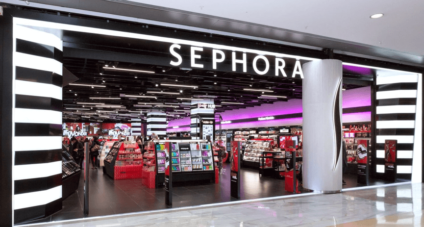 Κατάστημα Sephora βιτρίνα καλλυντικά είδη περιποίησης προσφορές έπτωση | YouBeHero 