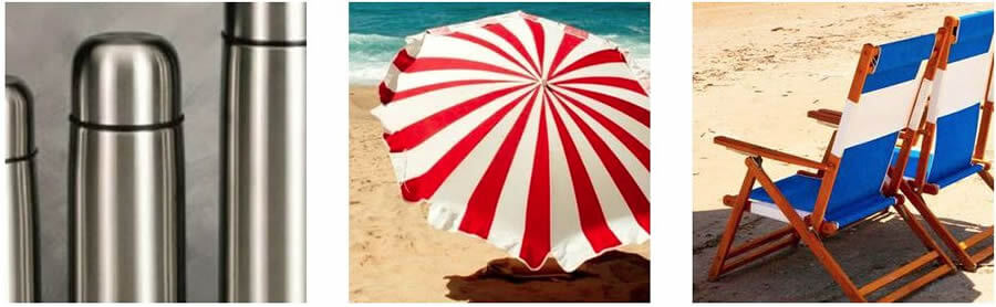 Στο esmarket.gr θα βρείς εποχιακά είδη όπως ομπρέλες και καρέκλες για την παραλία και Θέρμος | YouBeHero