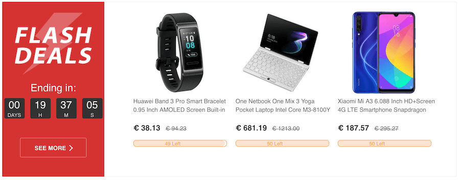 Στο geekbuying.com θα βρεις flash sales fitness band huawei, netbook one, xiaomi smartphones | YouBeHero