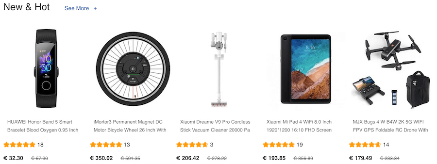 Στο geekbuying.com θα βρεις προσφορές huawei honor band, motor bicycle wheel, xiomi cordless vacum cleaner, xiaomi mi pad, gps drone 